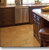 This Bel Air, California kitchen was built in walnut to the specifications of the owners' designer.